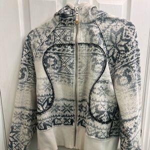 LuluLemon classic full zip scuba sweater women’s size 10